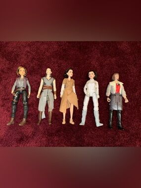 Star Wars Forces of Destiny Princess Leia, Re Dolls Lot 5 Action Figures